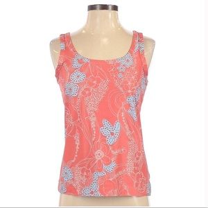 Columbia Sportswear Light Floral Coral Tank Top M